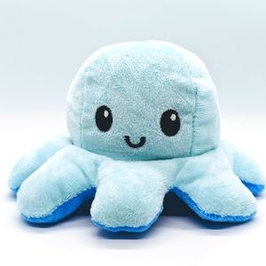 🔥 Plush Toy | Reversible Octopus Plushie | Light Blue, Dark Blue| 1 Piece🔥